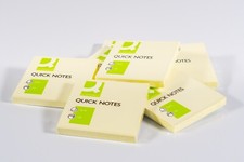 Haftnotizen gelb Notizblock