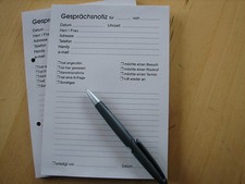 100 x Gesprächsnotiz
