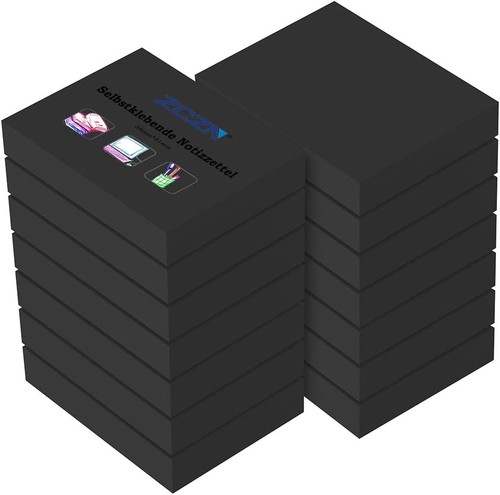 Zczn haftnotizen schwarz - zczn, 14