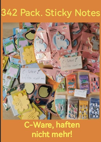 342 packungen haftnotizen - 342,
