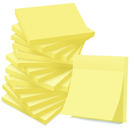 Haftnotizen gelb 76x76 16 - 76x76,