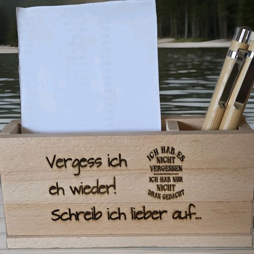 Notizbox zettelhalter mit - notizbox,
