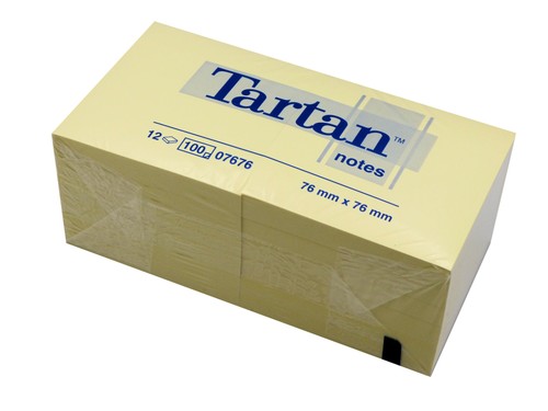 Blöcke tartan haftnotizen - 12,
