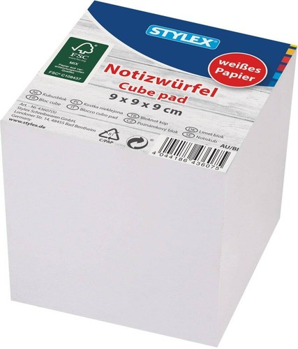 Notizwürfel notizklotz x - notizwürfel, notizklotz,