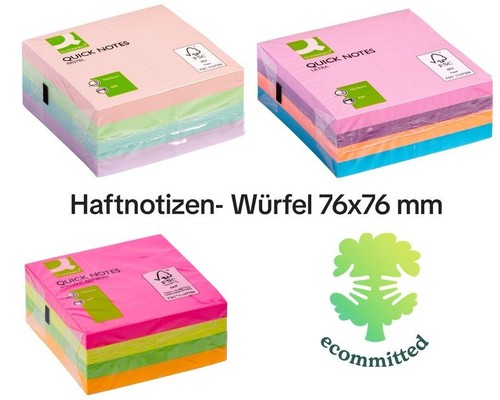 Connect haftnotizen würfel - q-connect,