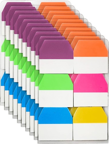 Sticky index tabs - sticky, pcs