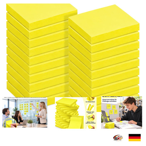 Gelbe haftnotizen 7 - haftnotizen, 7,6