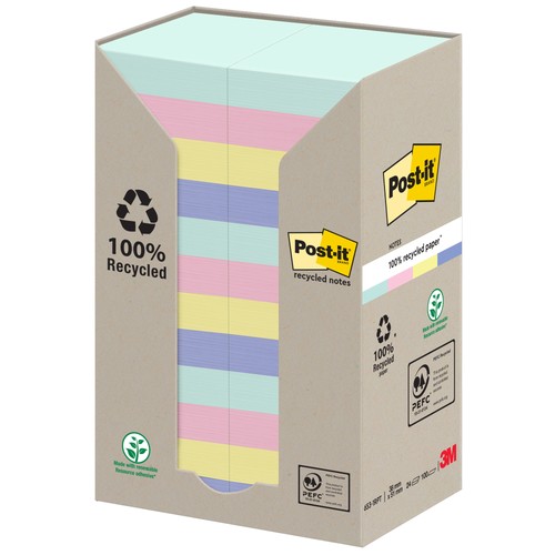 Post recycling notes - post-it®,
