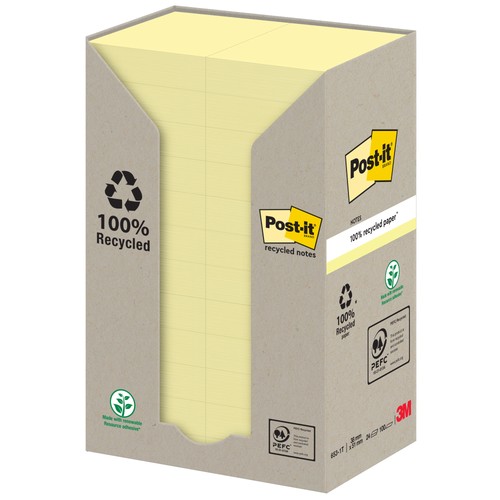 Post recycling notes - recycling, gelb