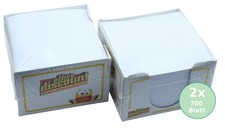 2x Zettelbox 700 Blatt weiss