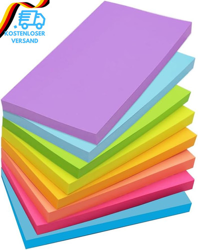 Haftnotizen blatt 10x15 - 50, cm