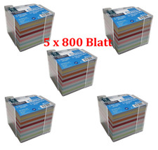 5 x 800 Notizzettel bunt o